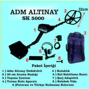 ADM ALTINAY SK 5000 EKRANLI DEDEKTÖR